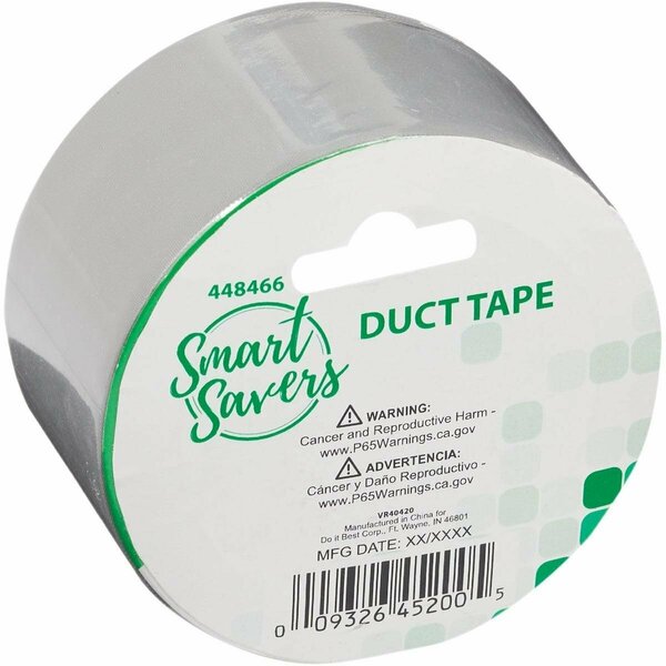 Smart Savers 2 In. x 10 Yd. Duct Tape, Silver 10099